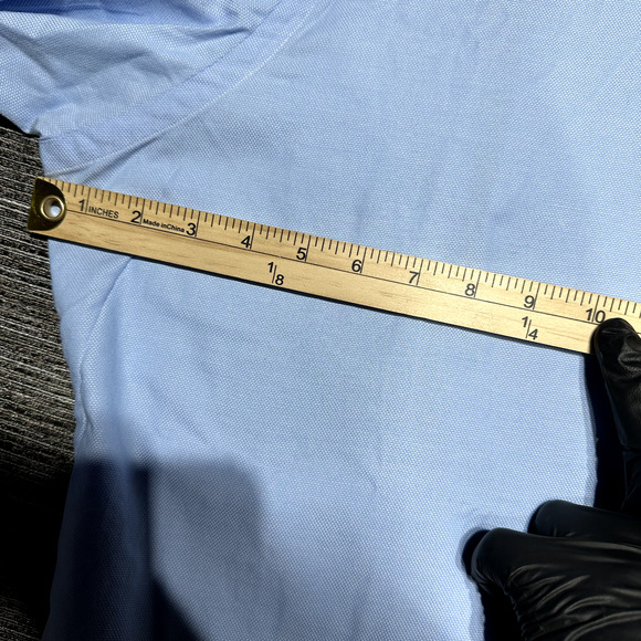 Polo By Ralph Lauren Button Up Shirt Men's XL Blue Westerton Classic Brown Pony - Picture 8 of 11